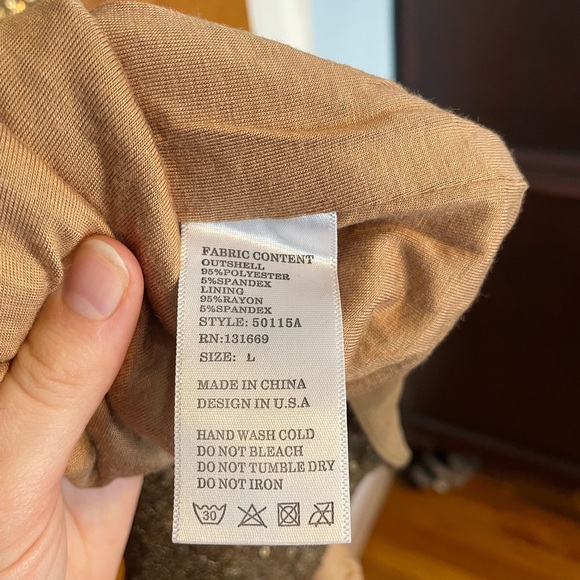 Golden/bronze sequence sparkly loose dress or tunic - Picture 7 of 7